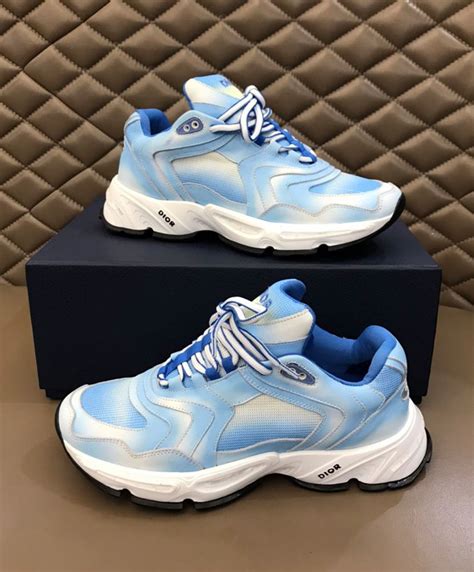 mens blue dior sneakers|Dior blue and white sneakers.